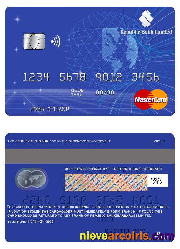 Barbaros Republic Bank  mastercard
